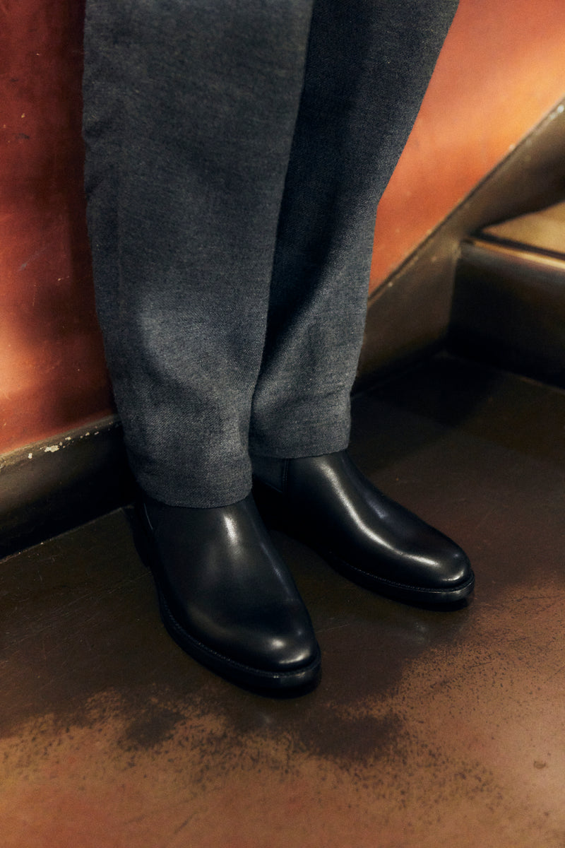 【coming soon】ALBERT (アルバート)  VINTAGE BLK / CALF